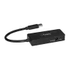 StarTech.com 4 prievadų USB 3.0 šakotuvas (SuperSpeed 5Gbps) su greitu įkrovimu – nešiojamas USB 3.2 Gen1 Type-A šakotuvas nešiojamam/stacionariam kompiuteriui – maitinamas iš USB arba iš tinklo – mini/kompaktiškas