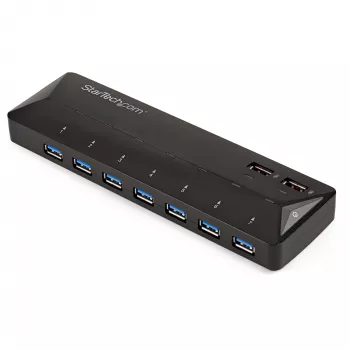 StarTech.com 7 prievadų USB 3.0 šakotuvas su greito įkrovimo prievadais - 2 x 2.4A prievadai