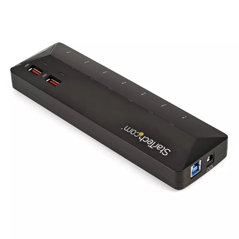 StarTech.com 7 prievadų USB 3.0 šakotuvas su greito įkrovimo prievadais - 2 x 2.4A prievadai