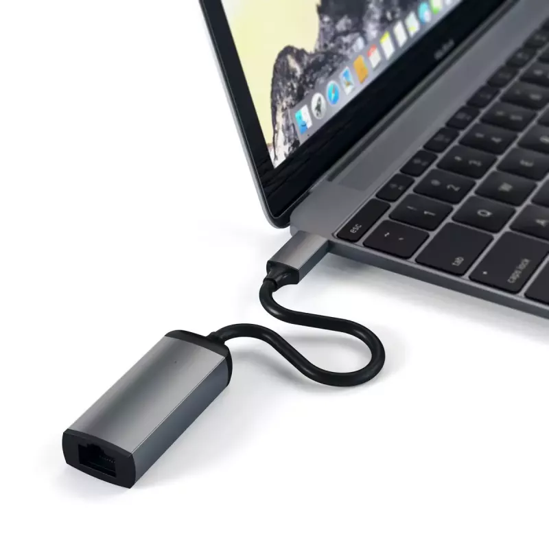 Sąsajų adapteris Satechi ST-TCENM pilka spalva, 23,1×62,9×13,9 mm, 1 vnt.