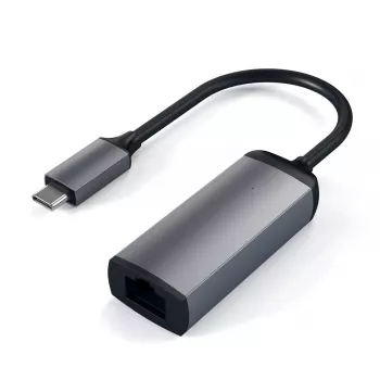 Satechi ST-TCENM USB-C į Gigabit Ethernet adapteris, aliuminio, kosminės pilkos spalvos