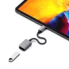 USB kabelis Satechi ST-UCATCM USB-C į USB-A, USB 3.2 Gen 1 (5 Gbps), pilka