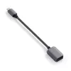 USB kabelis Satechi ST-UCATCM USB-C į USB-A, USB 3.2 Gen 1 (5 Gbps), pilka