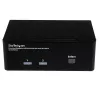 StarTech.com 2 prievadų dvigubas DisplayPort USB KVM jungiklis su garsu ir USB 2.0 šakotuvu