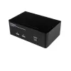 StarTech.com 2 prievadų dvigubas DisplayPort USB KVM jungiklis su garsu ir USB 2.0 šakotuvu