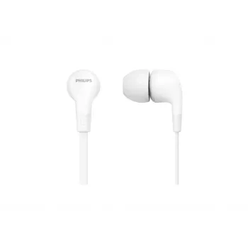 Philips TAE1105WT/00 belaidės ausinės Į ausį Laidinės Muzika Baltos