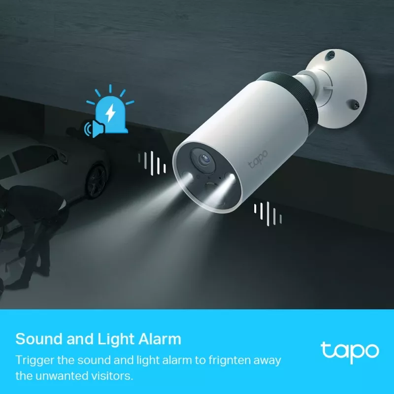 TP-Link Tapo C420S1 belaidė apsaugos kamera, 2K QHD, IP65, komplekte 1 kamera