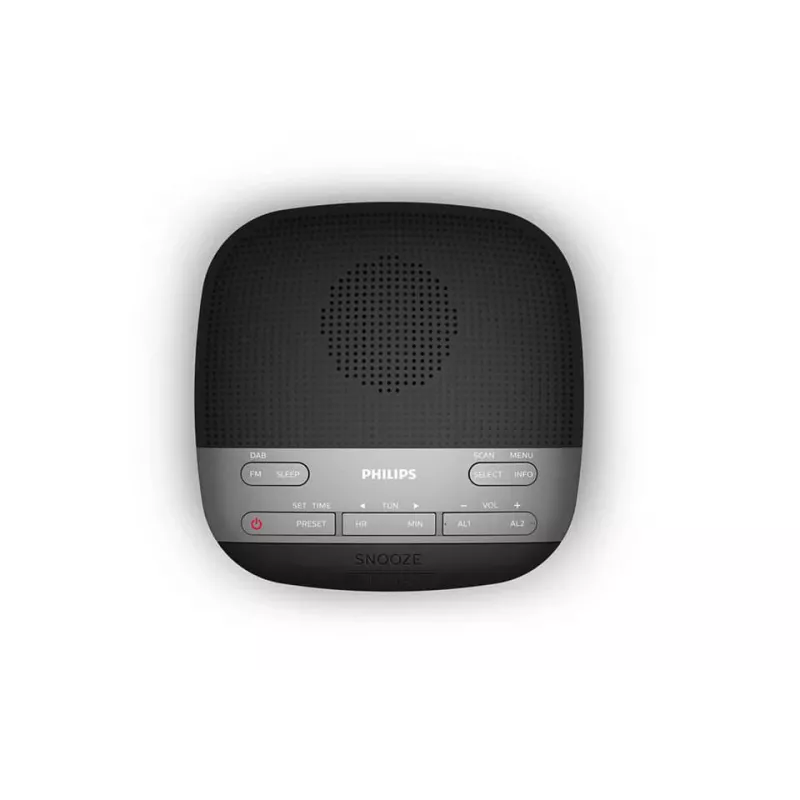 Philips TAR3505/12 radijo laikrodis Digital Juoda, Pilka