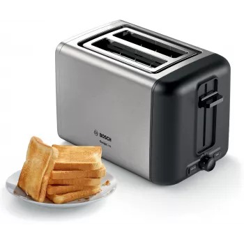 Bosch TAT3P420DE skrudintuvas 2 riekėms 970 W juodas, sidabrinis