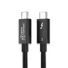 MicroConnect TB3010 Thunderbolt kabelis 1 m 40 Gbit/s Juodas