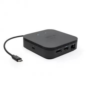 i-tec Thunderbolt 3 kelioninis dokas dvigubam 4K ekranui + Power Delivery 60W