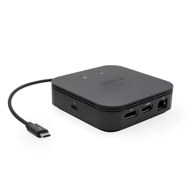 i-tec Thunderbolt 3 kelioninis dokas dvigubam 4K ekranui + Power Delivery 60W