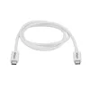 StarTech.com Thunderbolt 3 kabelis - 20Gbps - 1m - Baltas - suderinamas su Thunderbolt, USB ir DisplayPort