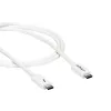 StarTech.com Thunderbolt 3 kabelis - 20Gbps - 1m - Baltas - suderinamas su Thunderbolt, USB ir DisplayPort