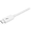 StarTech.com Thunderbolt 3 kabelis - 20Gbps - 1m - Baltas - suderinamas su Thunderbolt, USB ir DisplayPort