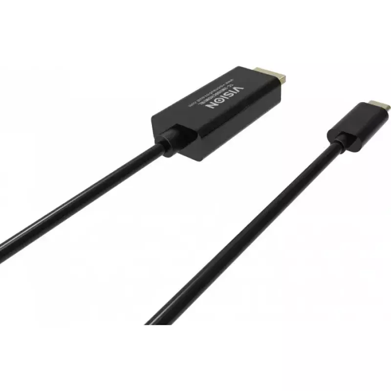 Vision DisplayPort kabelis TC 2MUSBCDP8K/BL 2 m USB Type-C juodas
