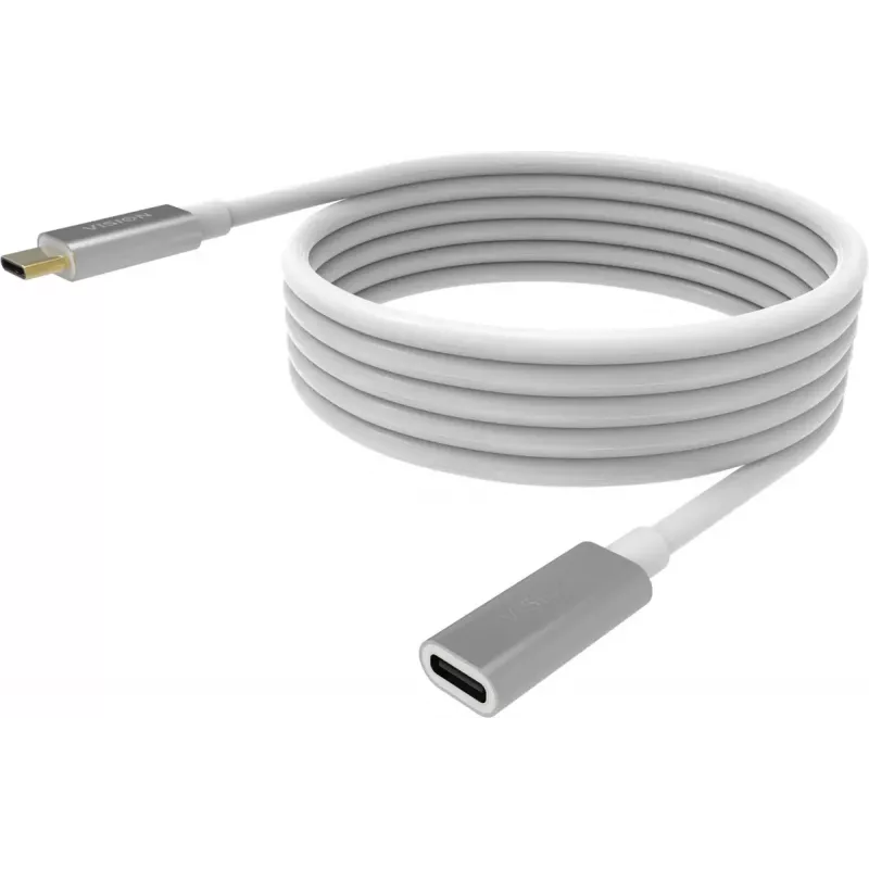 USB-C laidas Vision TC 2MUSBCEXT, 2 m, baltas