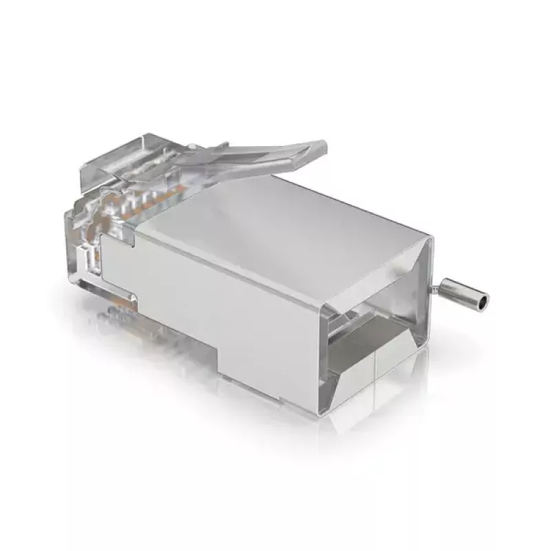 RJ45 kištukas ekranuotas Ubiquiti UISP-Connector-SHD sidabrinis 100 vnt.