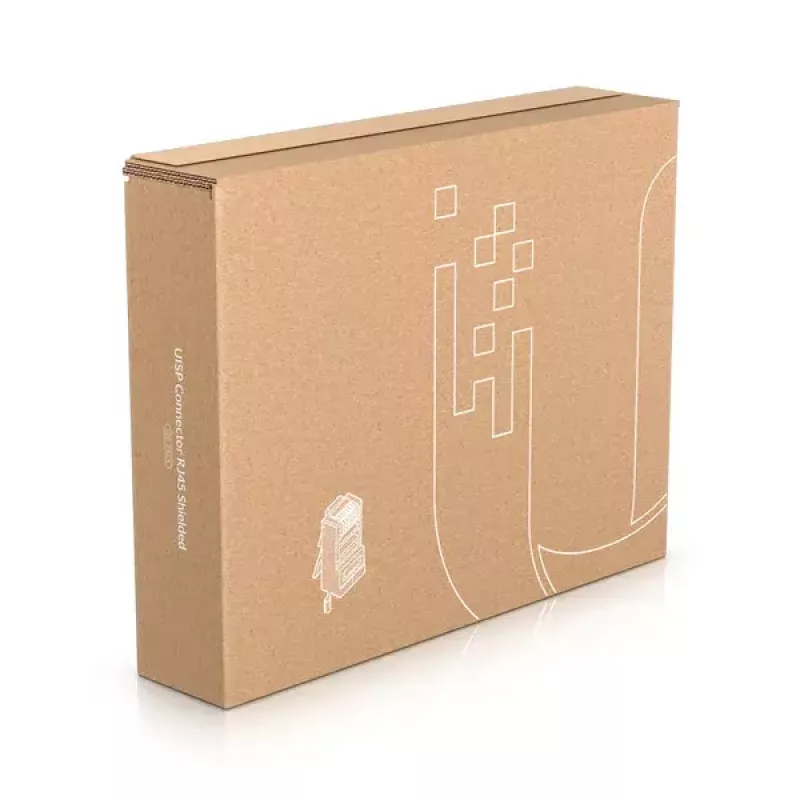 RJ45 kištukas ekranuotas Ubiquiti UISP-Connector-SHD sidabrinis 100 vnt.