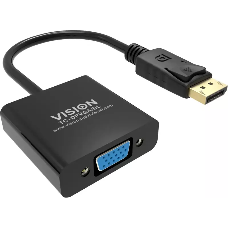 Vaizdo adapteris DisplayPort į VGA Vision TC-DPVGA/BL