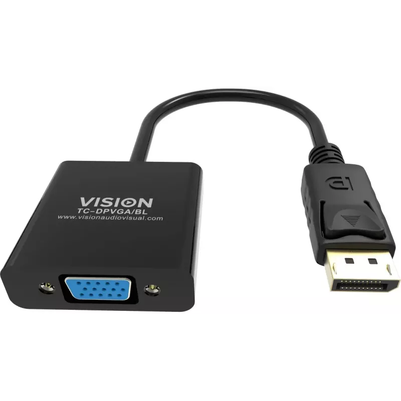 Vaizdo adapteris DisplayPort į VGA Vision TC-DPVGA/BL