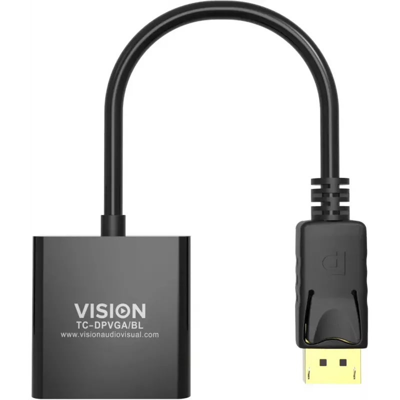 Vaizdo adapteris DisplayPort į VGA Vision TC-DPVGA/BL