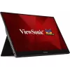 Monitorius Viewsonic TD1655 39,6 cm (15,6 colio) 1920 x 1080 pikselių Full HD LED liečiamasis ekranas daugiavartotojiškas juodas, sidabrinis