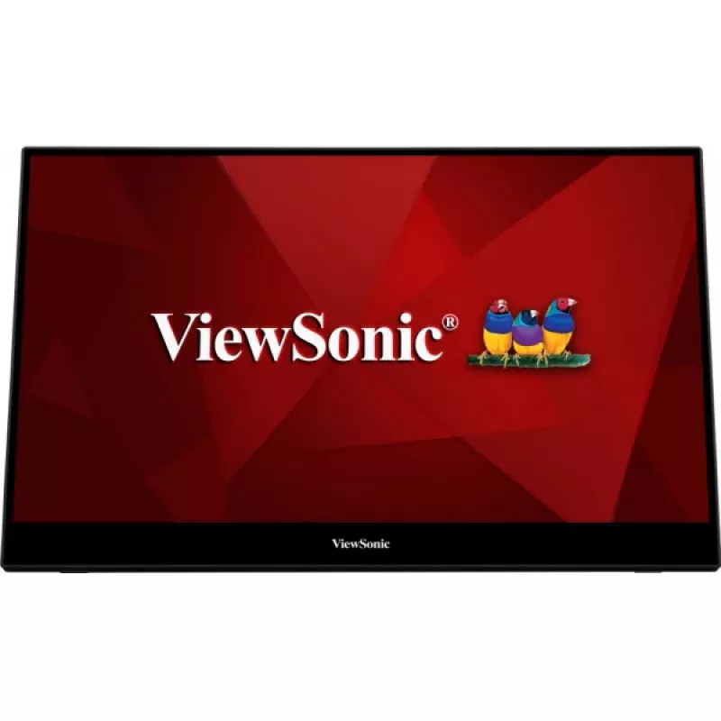 Monitorius Viewsonic TD1655 39,6 cm (15,6 colio) 1920 x 1080 pikselių Full HD LED liečiamasis ekranas daugiavartotojiškas juodas, sidabrinis