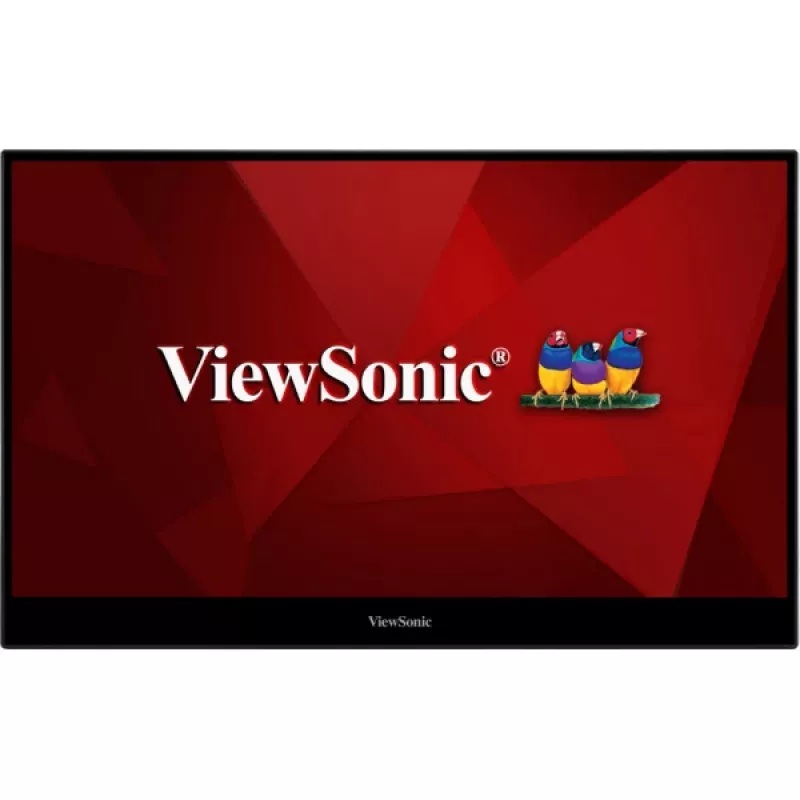 Monitorius Viewsonic TD1655 39,6 cm (15,6 colio) 1920 x 1080 pikselių Full HD LED liečiamasis ekranas daugiavartotojiškas juodas, sidabrinis