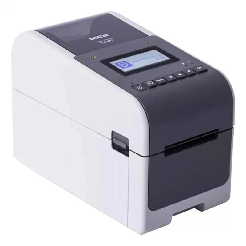Brother TD-2350D203 etikečių spausdintuvas (tiesioginis terminis, 203x203 DPI, 152 mm/s, laidinis ir belaidis, Ethernet, Wi-Fi, Bluetooth)
