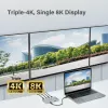 Edimax TD-405BP belaidė stotelė / prievadų replikatorius, laidinis Thunderbolt 4, 60 W