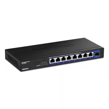 Nevaldomas tinklo jungiklis TRENDnet TEG-S5091 — 8× 2.5G RJ-45 prievadai, 60 Gbit/s, 12V, montuojamas ant sienos