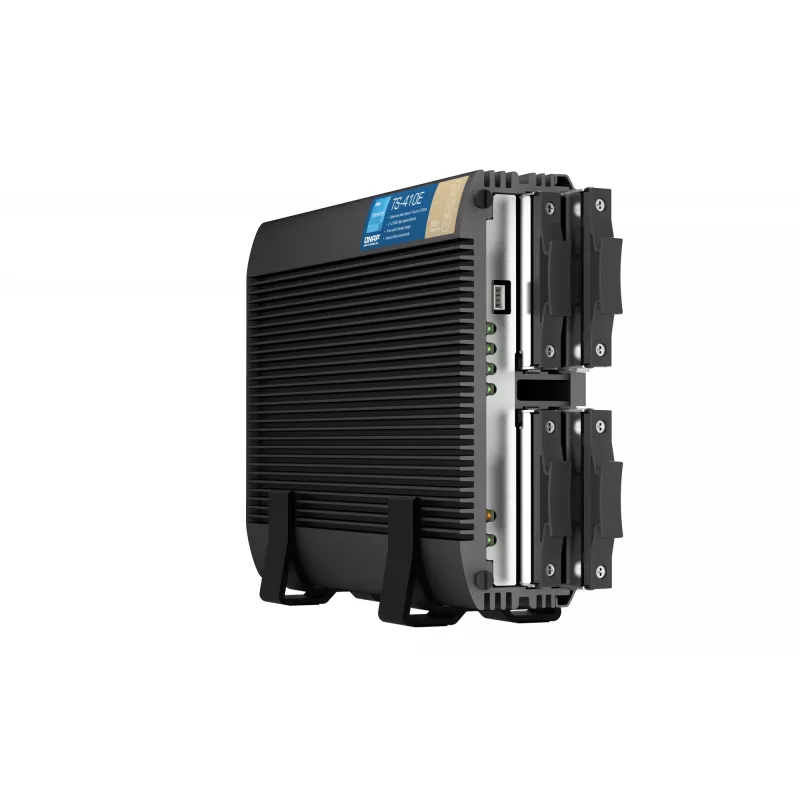 QNAP TS-410E NAS bokštinis Intel® Celeron® J6412 8 GB 0 TB QNAP QTS Juoda