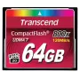 Flash atminties kortelė Transcend 64GB CompactFlash 800x TS64GCF800