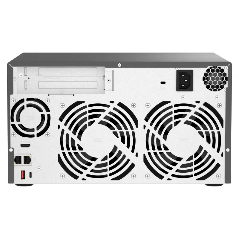 QNAP TVS-h874 NAS bokštinis Intel® Core™ i7 32 GB DDR4 0 TB QuTS hero juodas