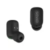 Belaidės ausinės į ausis SAVIO TWS-09 — Bluetooth 5.1, binauralinės, 20–20000 Hz, 8 h pokalbių laikas, maitinimo dėklas, USB-C įkrovimas, juodos