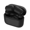 Belaidės ausinės į ausis SAVIO TWS-09 — Bluetooth 5.1, binauralinės, 20–20000 Hz, 8 h pokalbių laikas, maitinimo dėklas, USB-C įkrovimas, juodos