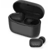 Belaidės ausinės į ausis SAVIO TWS-09 — Bluetooth 5.1, binauralinės, 20–20000 Hz, 8 h pokalbių laikas, maitinimo dėklas, USB-C įkrovimas, juodos