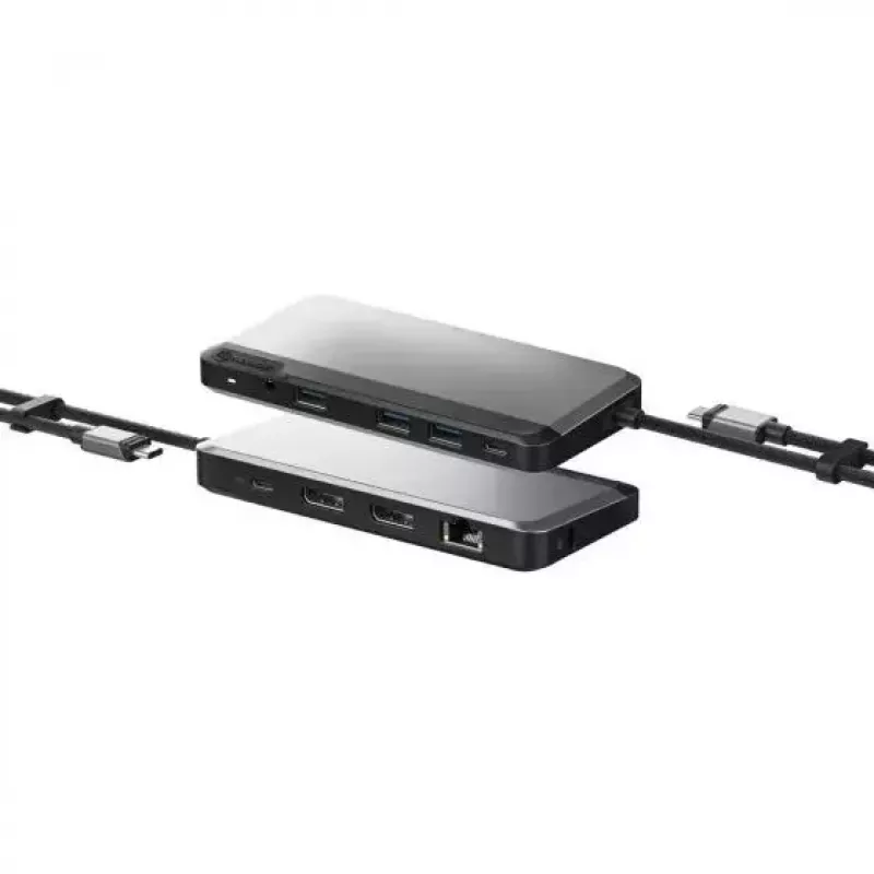 Dokas ALOGIC U1CAD-SGR laidinis USB 3.2 Gen 1 Type-C pilkas 85W