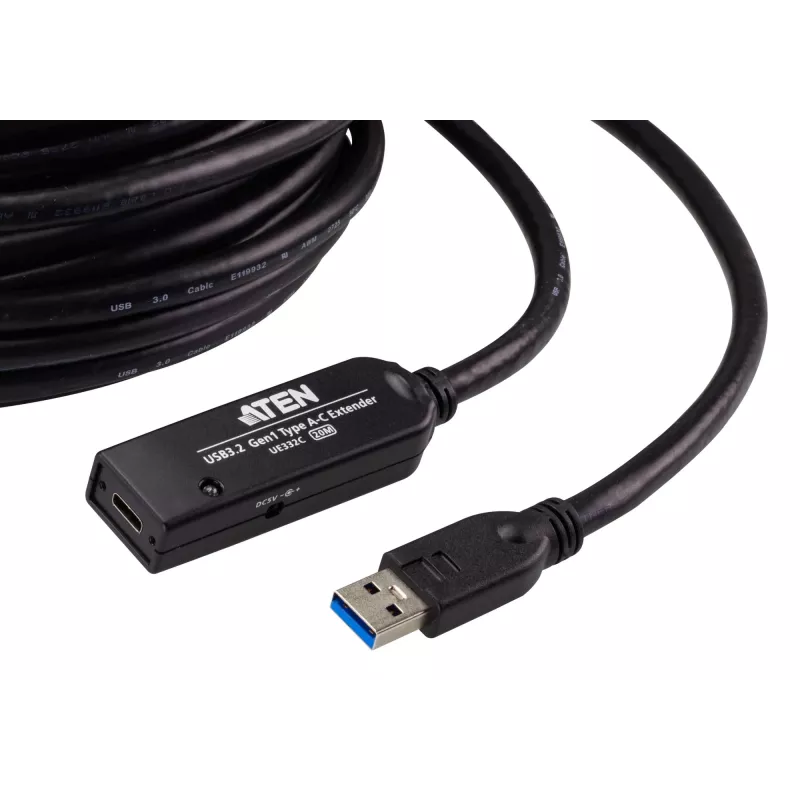 ATEN UE332C 20 m USB 3.2 Gen1 prailginimo laidas USB A į USB C, 5 Gbit/s