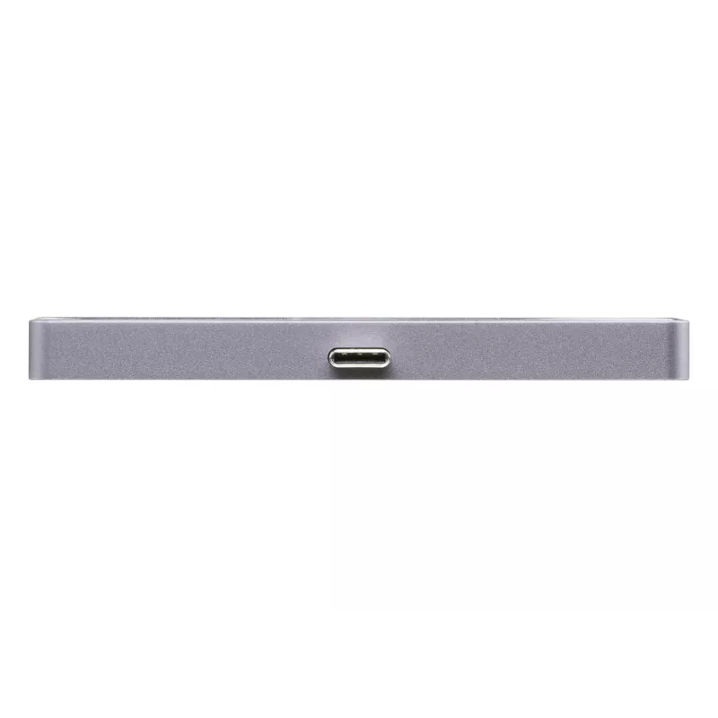 ATEN USB-C kelioninis dokas su maitinimo perdavimu, universalus, USB Type-C, juodas, sidabrinis