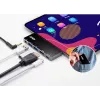 ATEN USB-C kelioninis dokas su maitinimo perdavimu, universalus, USB Type-C, juodas, sidabrinis