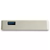 StarTech.com USB-C į Gigabit Ethernet adapteris su USB-A prievadu – baltas 1Gbps NIC USB 3.0/USB 3.1 Type C tinklo adapteris – 1GbE USB-C RJ45/LAN TB3 suderinamas su Windows, MacBook Pro, Chromebook