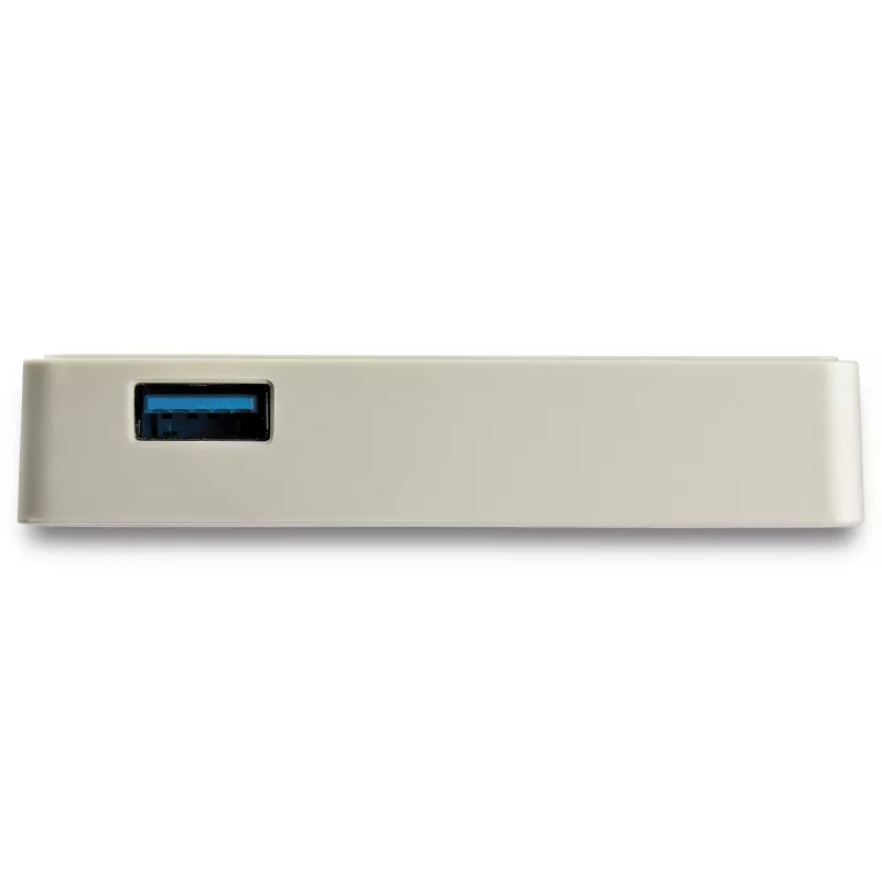 StarTech.com USB-C į Gigabit Ethernet adapteris su USB-A prievadu – baltas 1Gbps NIC USB 3.0/USB 3.1 Type C tinklo adapteris – 1GbE USB-C RJ45/LAN TB3 suderinamas su Windows, MacBook Pro, Chromebook