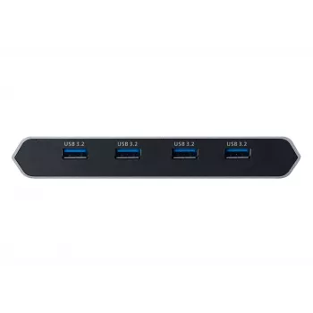 ATEN US3311 2 prievadų 4K DisplayPort USB-C KVM jungiklis su dokavimo stotele ir maitinimo perdavimu