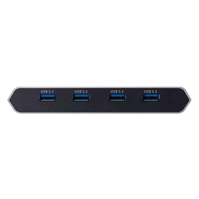 ATEN US3311 2 prievadų 4K DisplayPort USB-C KVM jungiklis su dokavimo stotele ir maitinimo perdavimu