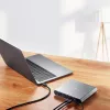 ATEN US3311 2 prievadų 4K DisplayPort USB-C KVM jungiklis su dokavimo stotele ir maitinimo perdavimu