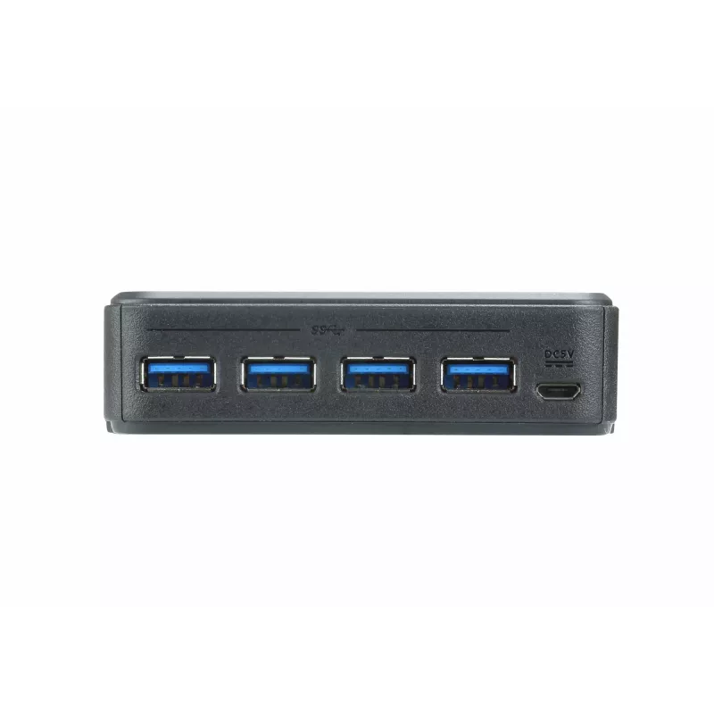 ATEN US3324 2 prievadų USB 3.2 Gen1 jungiklis, 5000 Gbit/s, juodas