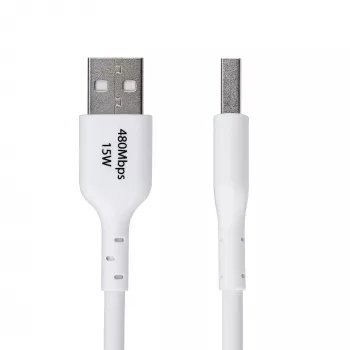 StarTech.com 3m USB-A į USB-C įkrovimo laidas, įkrovimas ir sinchronizavimas, 3A, USB 2.0, TPE apvalkalas - baltas