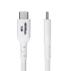 StarTech.com 3m USB-A į USB-C įkrovimo laidas, įkrovimas ir sinchronizavimas, 3A, USB 2.0, TPE apvalkalas - baltas